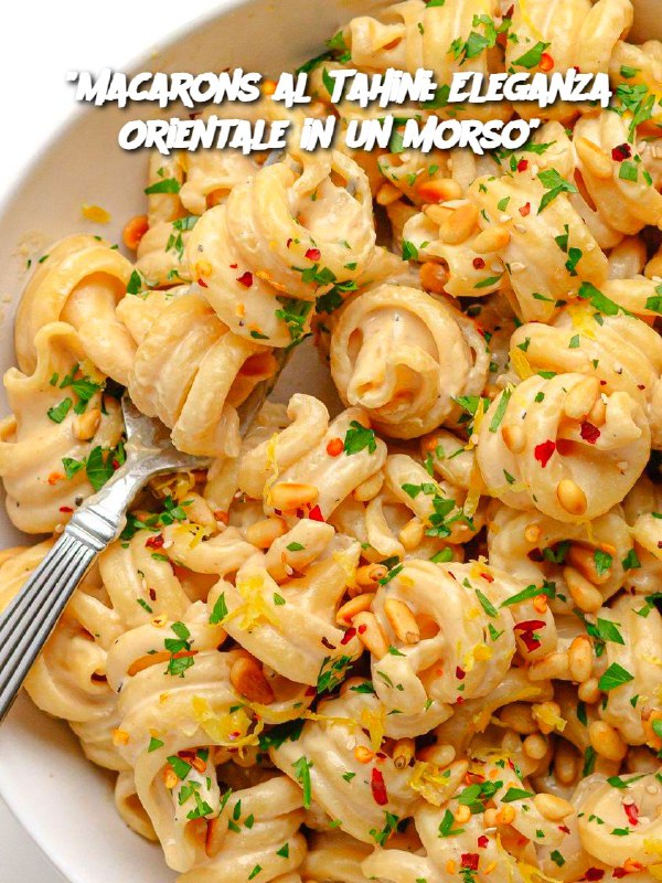 "Macarons al Tahini: Eleganza Orientale in un Morso"