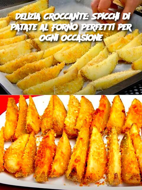 Delizia Croccante: Spicchi di Patate al Forno Perfetti per Ogni Occasione