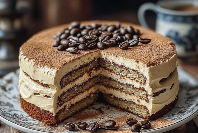 Torta al Caffè Morbida e Profumata - Un Dolcetto Irresistibile!