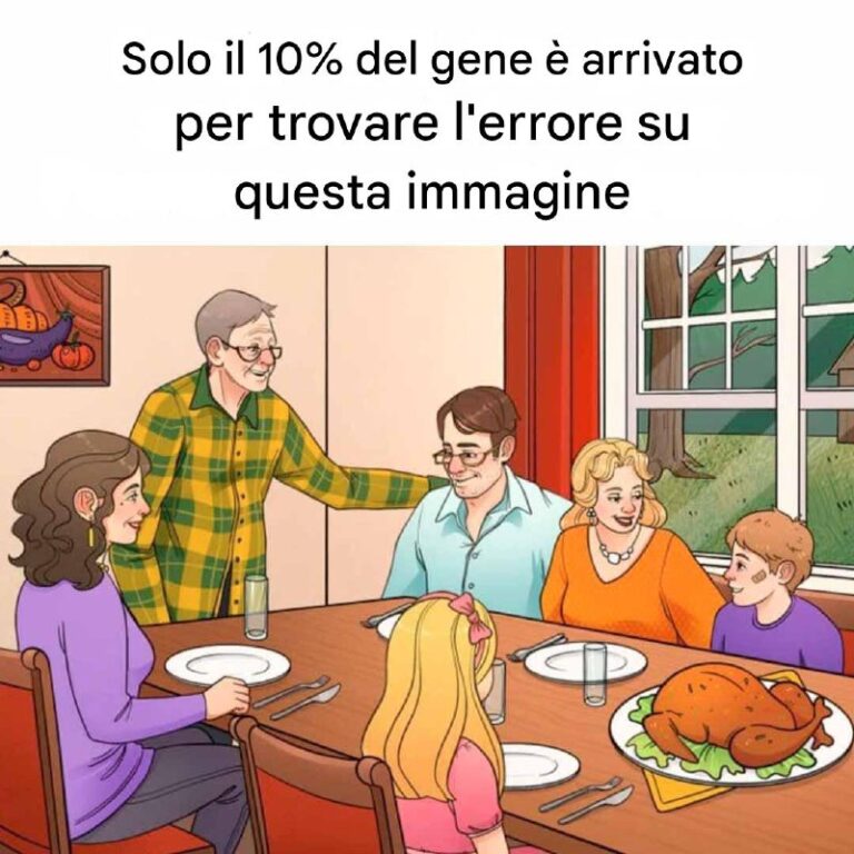 Il 90% delle persone non supera questo test! Riesci a trovare l’errore?