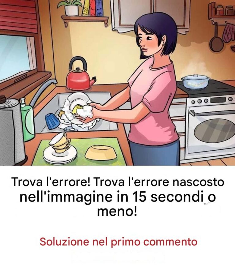 Test visivo: riesci a individuare l’errore nascosto nell’immagine in meno di 15 secondi?