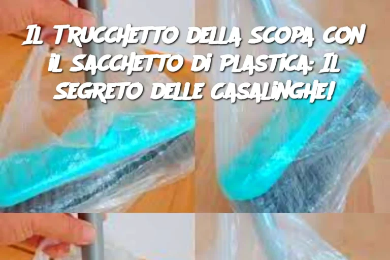 Il Trucchetto della Scopa con il Sacchetto di Plastica: Il Segreto delle Casalinghe!