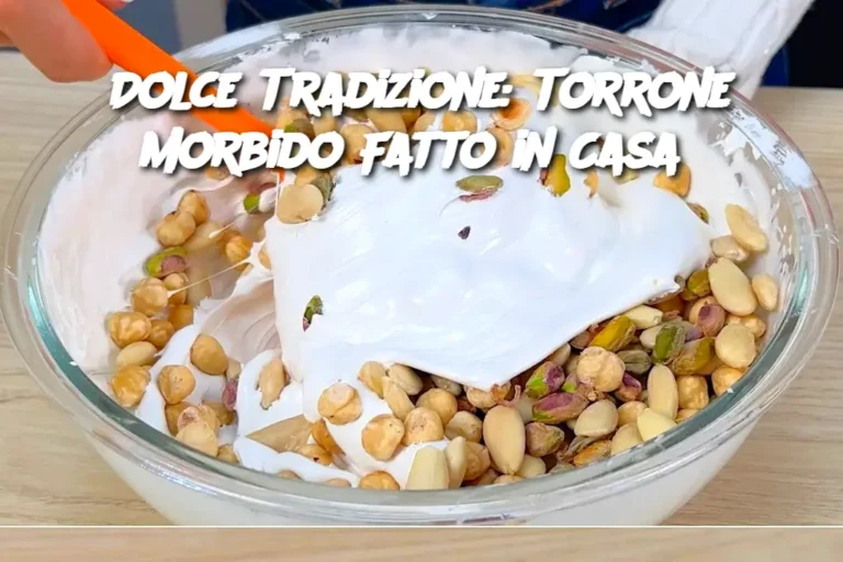 Dolce Tradizione: Torrone Morbido Fatto in Casa