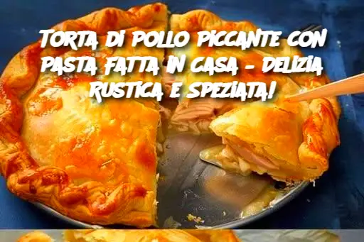 Torta di Pollo Piccante con Pasta Fatta in Casa – Delizia Rustica e Speziata!