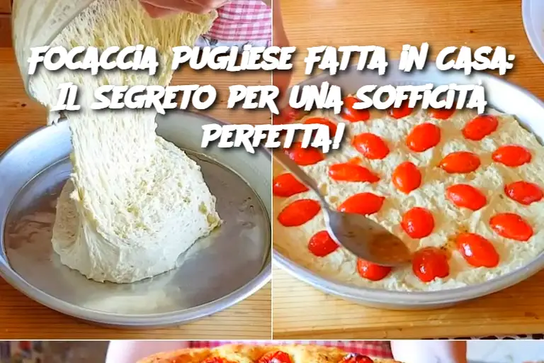 Focaccia Pugliese Fatta in Casa: Il Segreto per una Sofficità Perfetta!