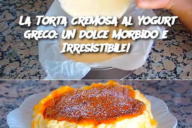 La Torta Cremosa al Yogurt Greco: Un Dolce Morbido e Irresistibile!
