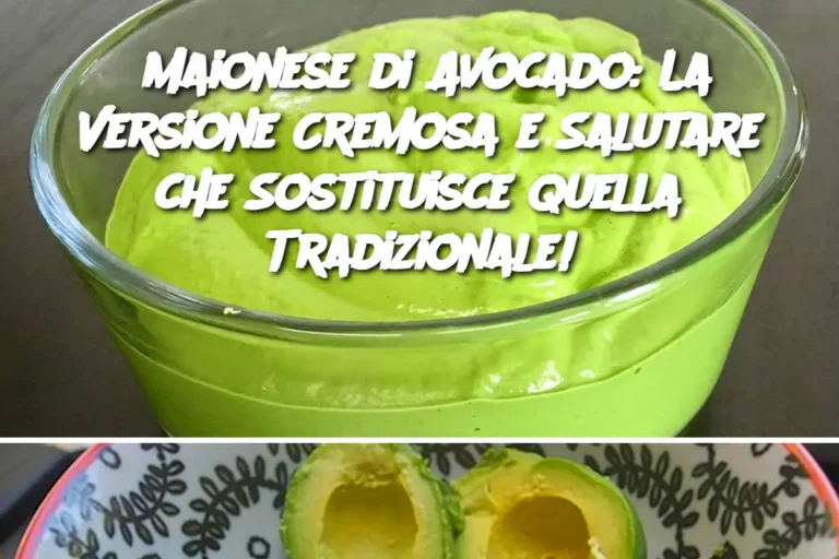 Maionese di Avocado: La Versione Cremosa e Salutare che Sostituisce Quella Tradizionale!