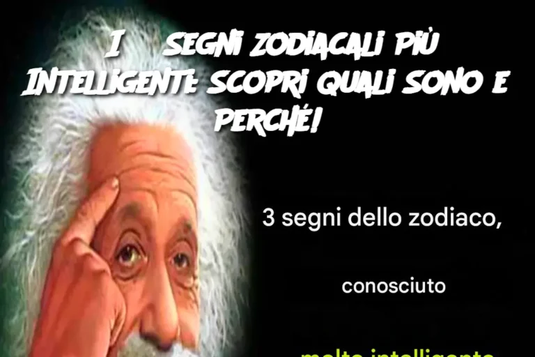 I 3 Segni Zodiacali Più Intelligenti: Scopri Quali Sono e Perché!