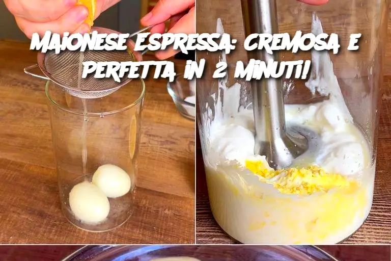 Maionese Espressa: Cremosa e Perfetta in 2 Minuti!