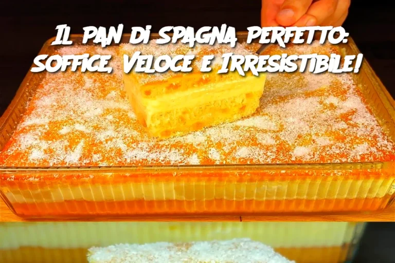 Il Pan di Spagna Perfetto: Soffice, Veloce e Irresistibile!