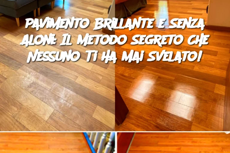 Pavimento Brillante e Senza Aloni: Il Metodo Segreto Che Nessuno Ti Ha Mai Svelato!