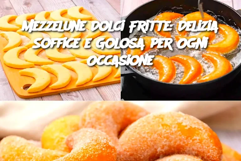 Mezzelune Dolci Fritte: Delizia Soffice e Golosa per Ogni Occasione