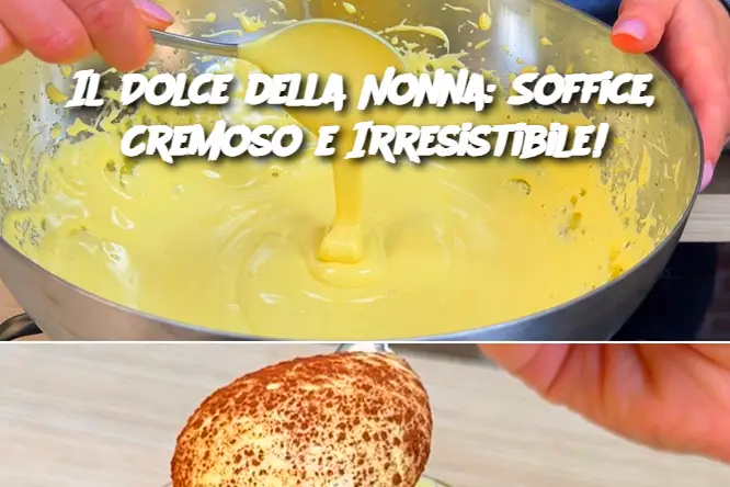 Il Dolce della Nonna: Soffice, Cremoso e Irresistibile!