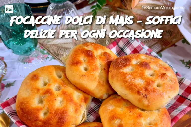 Focaccine Dolci di Mais – Soffici Delizie per Ogni Occasione