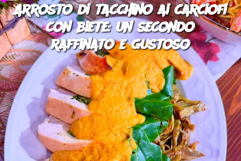 Arrosto di tacchino ai carciofi con biete: un secondo raffinato e gustoso