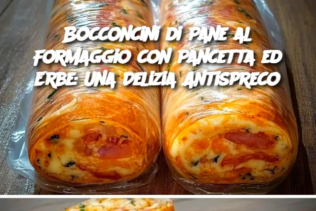 Bocconcini di Pane al Formaggio con Pancetta ed Erbe: Una Delizia Antispreco