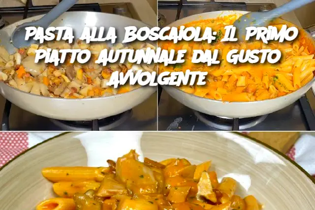 Pasta alla Boscaiola: Il Primo Piatto Autunnale dal Gusto Avvolgente