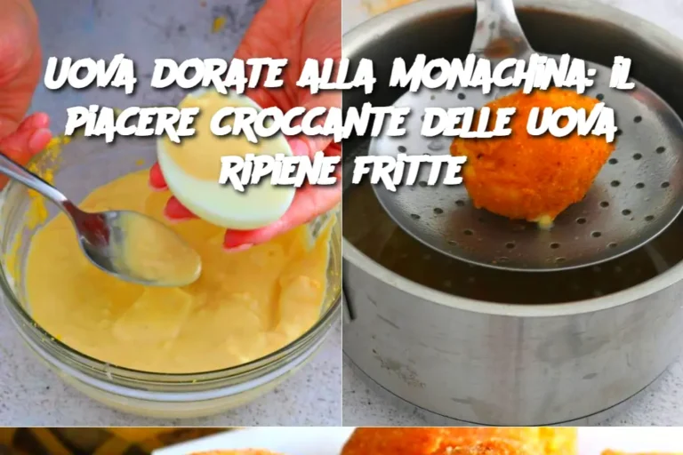 Uova dorate alla Monachina: il piacere croccante delle uova ripiene fritte