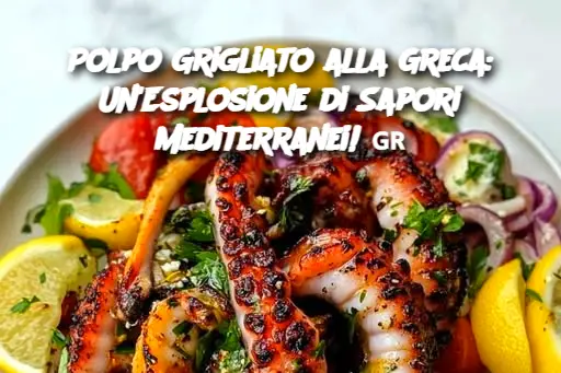 Polpo Grigliato alla Greca: Un'Esplosione di Sapori Mediterranei!