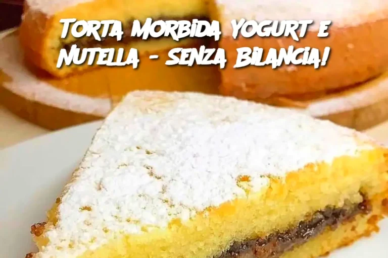 Torta Morbida Yogurt e Nutella - Senza Bilancia!