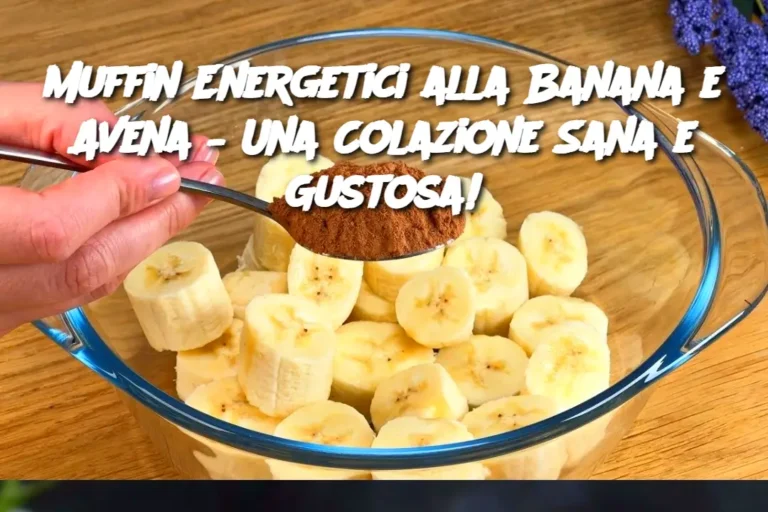 Muffin Energetici alla Banana e Avena – Una Colazione Sana e Gustosa!