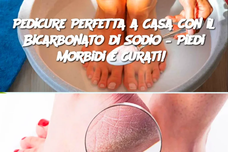 Pedicure Perfetta a Casa con il Bicarbonato di Sodio – Piedi Morbidi e Curati! 