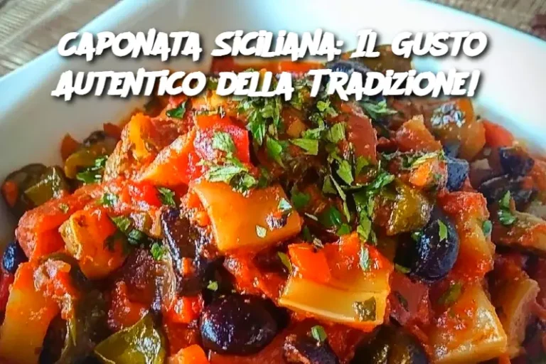 Caponata Siciliana: Il Gusto Autentico della Tradizione! 