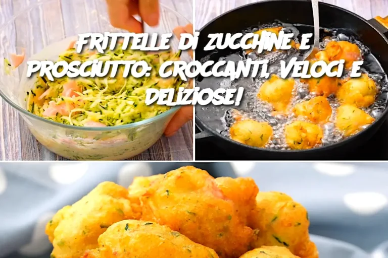 Frittelle di Zucchine e Prosciutto: Croccanti, Veloci e Deliziose!