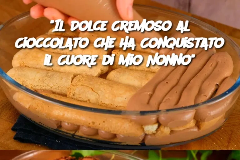 "Il Dolce Cremoso al Cioccolato che Ha Conquistato il Cuore di Mio Nonno"