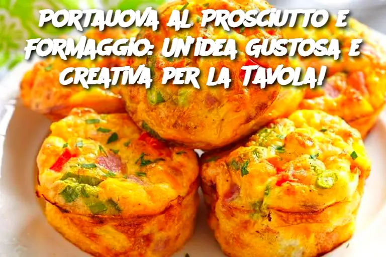 Portauova al Prosciutto e Formaggio: Un'idea Gustosa e Creativa per la Tavola!