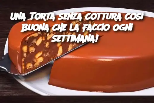 Una Torta Senza Cottura Così Buona Che La Faccio Ogni Settimana! 