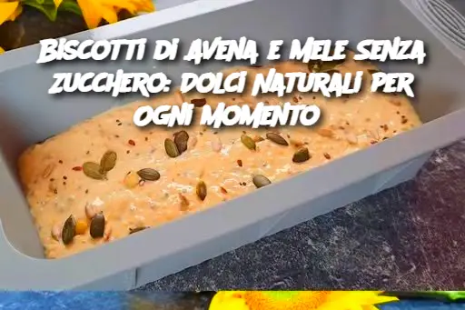 Biscotti di Avena e Mele Senza Zucchero: Dolci Naturali per Ogni Momento 