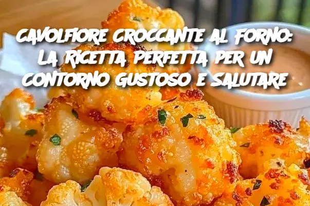Cavolfiore Croccante al Forno: La Ricetta Perfetta per un Contorno Gustoso e Salutare