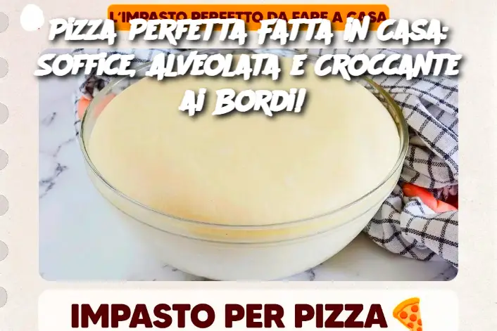 Pizza Perfetta Fatta in Casa: Soffice, Alveolata e Croccante ai Bordi!