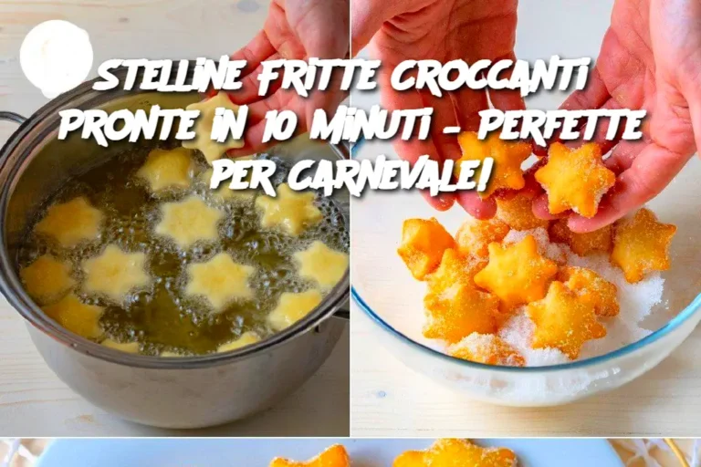Stelline Fritte Croccanti  Pronte in 10 Minuti – Perfette per Carnevale!