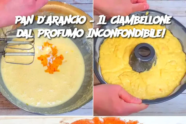 Pan d'Arancio – Il Ciambellone dal Profumo Inconfondibile!