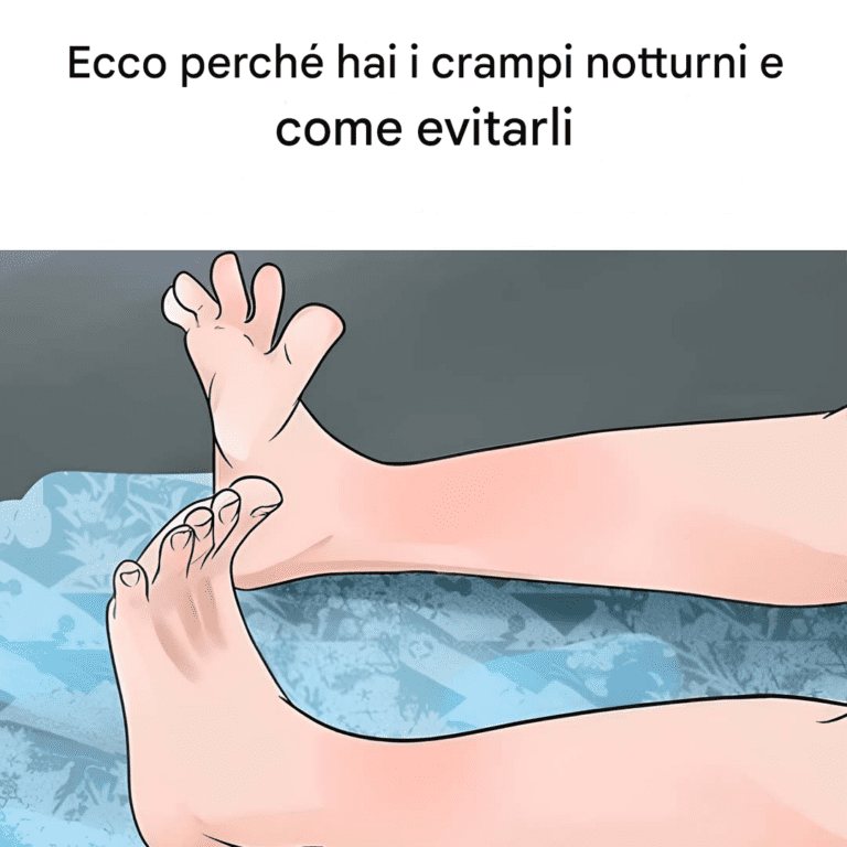 Ecco perché abbiamo i crampi di notte