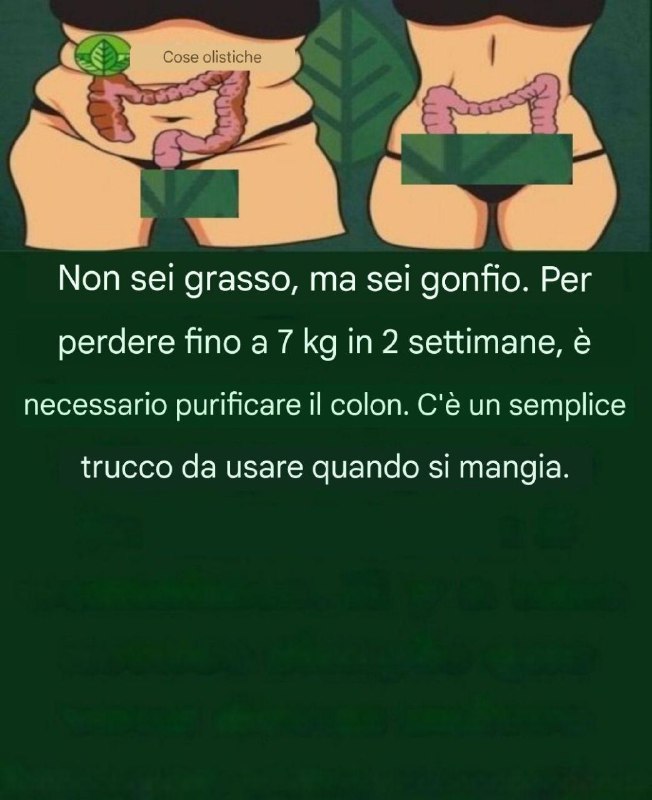 Scopri come purificare 15 chili di rifiuti del colon in una notte