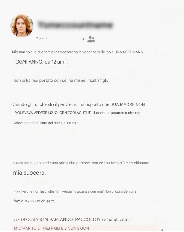 Mio marito non mi ha portato in vacanza con la sua famiglia. Dopo l'aiuto inaspettato di mia suocera, ho scoperto il perché.-a1-907