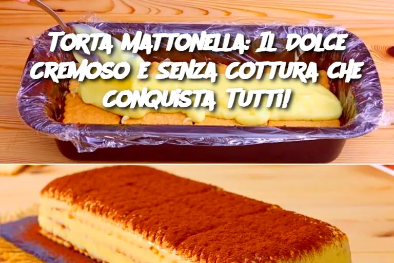 Torta Mattonella: Il Dolce Cremoso e Senza Cottura che Conquista Tutti!