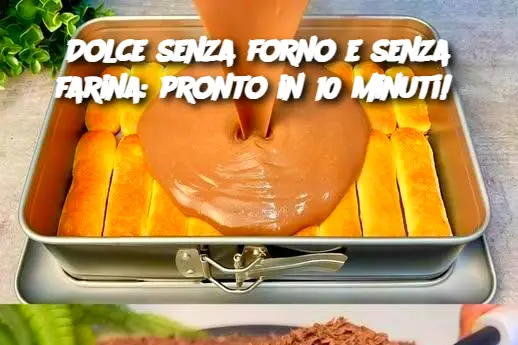 Dolce senza forno e senza farina: pronto in 10 minuti! 