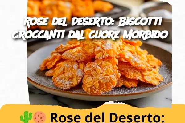 Rose del Deserto: Biscotti Croccanti dal Cuore Morbido 