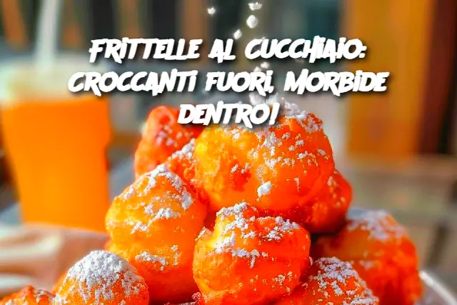 Frittelle al Cucchiaio: Croccanti fuori, Morbide dentro!