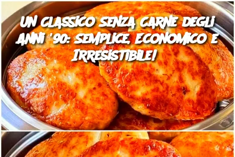Un Classico Senza Carne degli Anni '90: Semplice, Economico e Irresistibile! 
