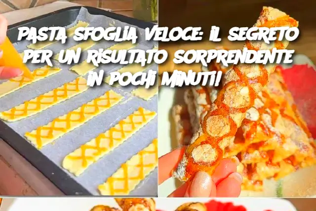 Pasta sfoglia veloce: il segreto per un risultato sorprendente in pochi minuti! 