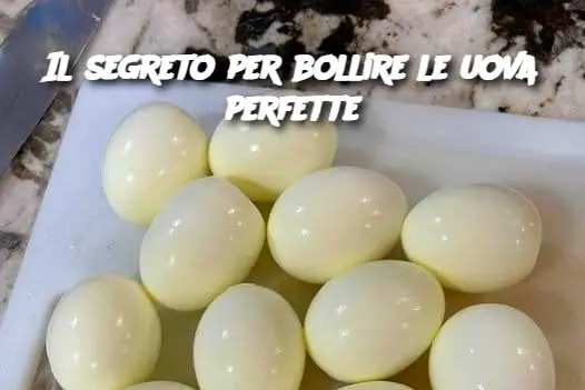 Il segreto per bollire le uova perfette