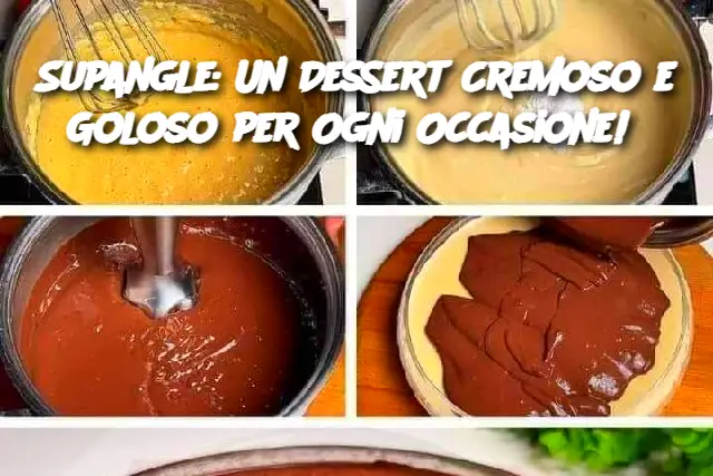 Supangle: Un Dessert Cremoso e Goloso per Ogni Occasione! 