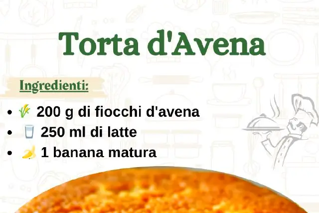 Torta d'Avena: Un Dolce Sano e Nutriente per Iniziare la Giornata con Energia!