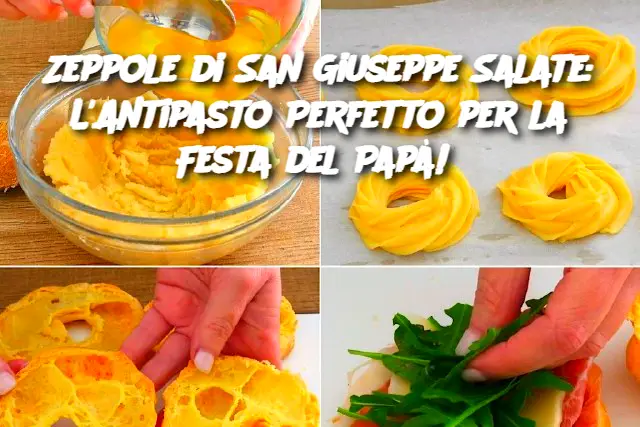 Zeppole di San Giuseppe Salate: L'Antipasto Perfetto per la Festa del Papà! 