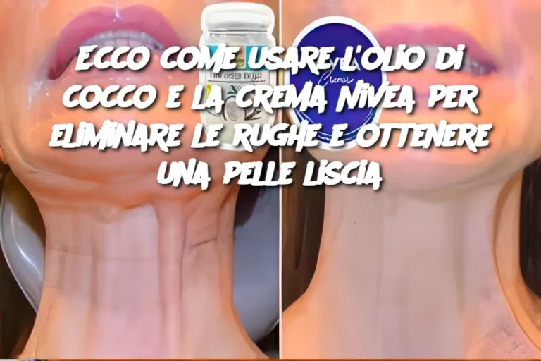 Ecco come usare l'olio di cocco e la crema Nivea per eliminare le rughe e ottenere una pelle liscia